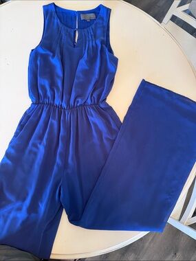 Sunday in Brooklyn Royal Blue Jumpsuit
